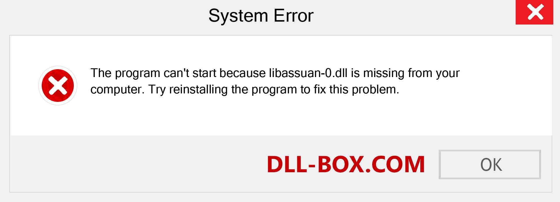  libassuan-0.dll file is missing?. Download for Windows 7, 8, 10 - Fix  libassuan-0 dll Missing Error on Windows, photos, images